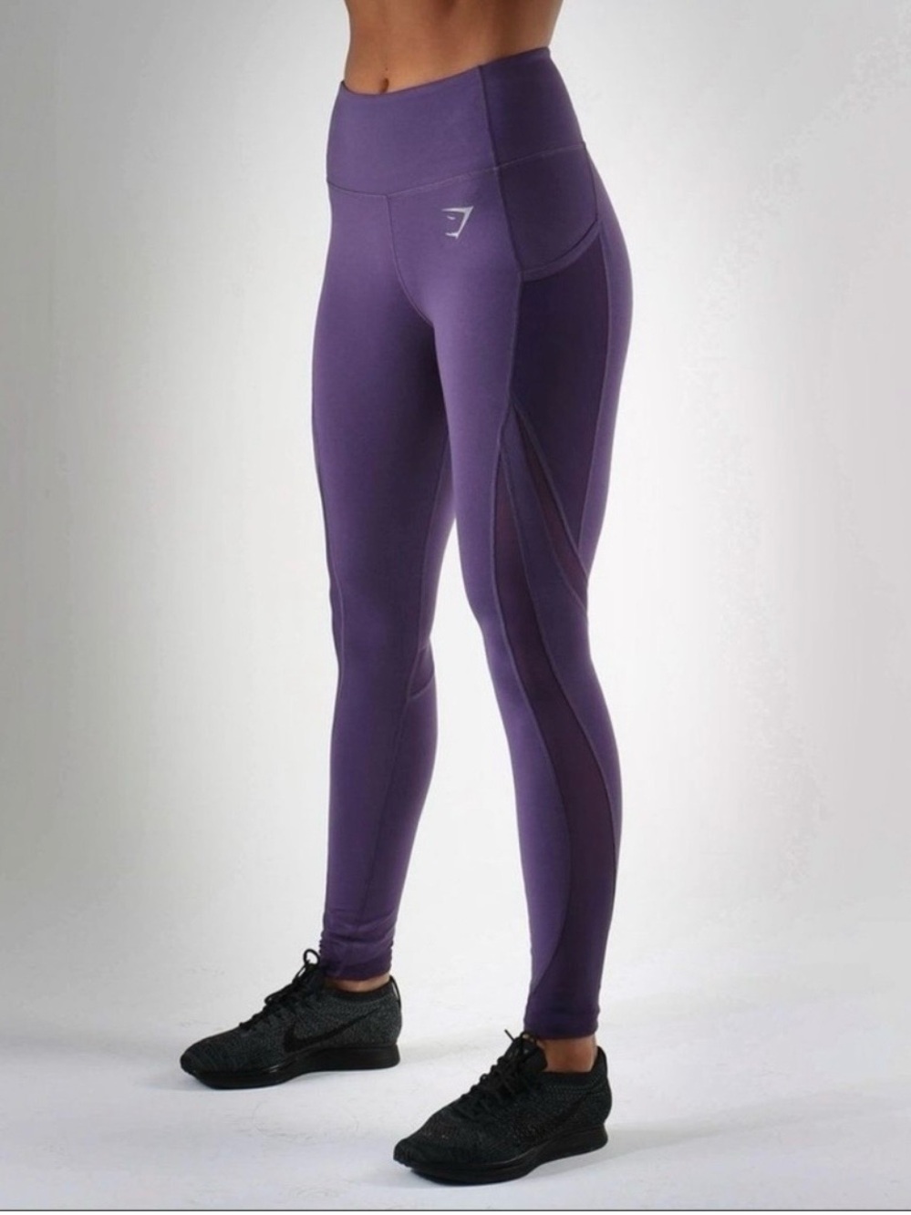 Gymshark Sleek Sculpture Running Mesh leggings